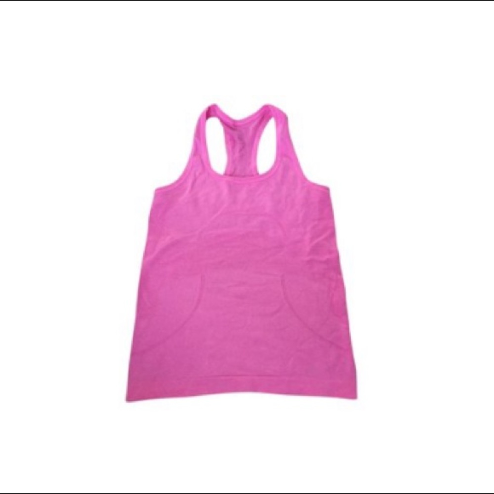 Lululemon pink swift activewear top